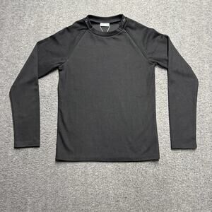 NWT MandMcares Port/Central Access Shirt Medium Black Hemodialysis Long Sleeve